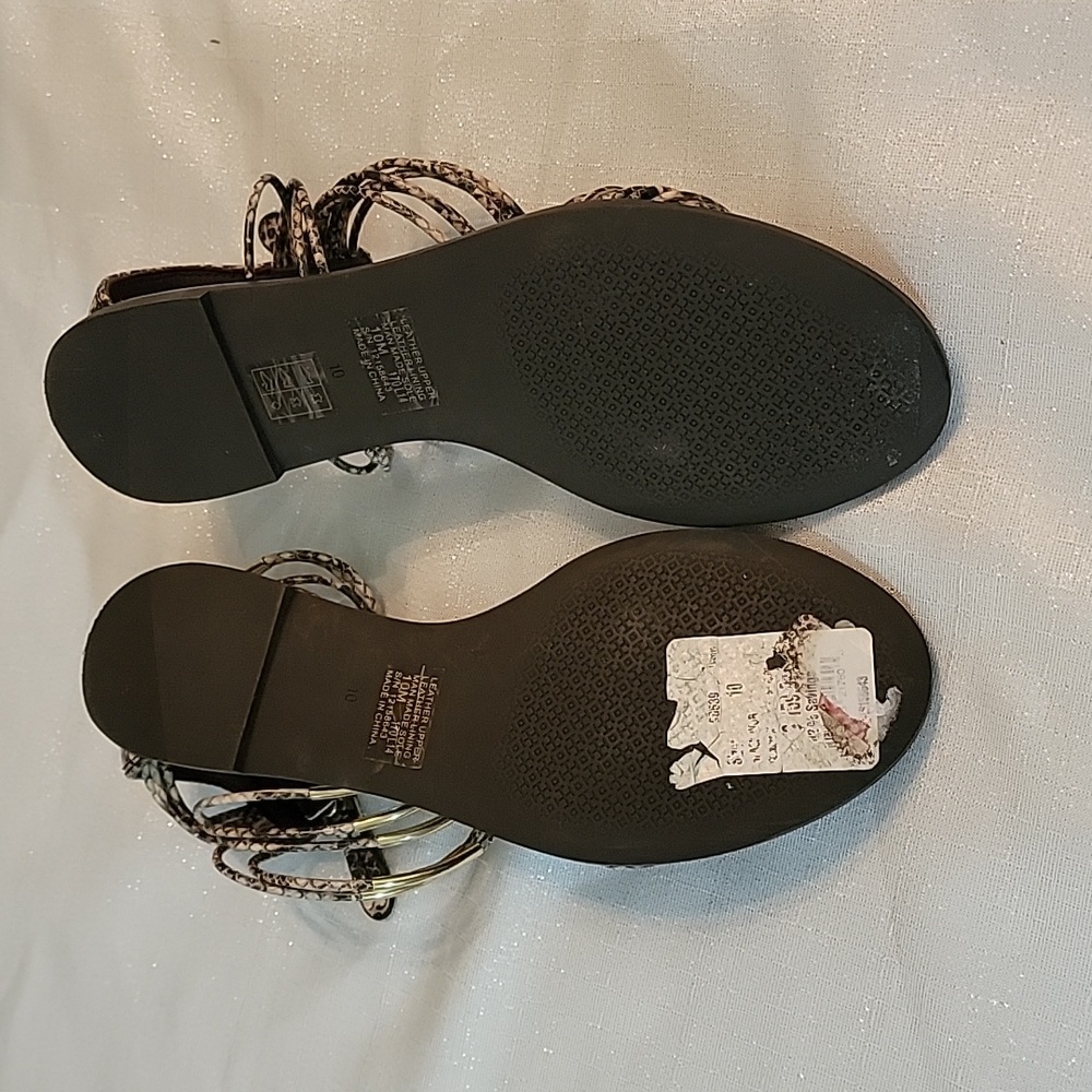 Tory Burch Mignon Rings Sandals Women's Size 10 But Fits Like A 9.5 - Picture 10 of 14
